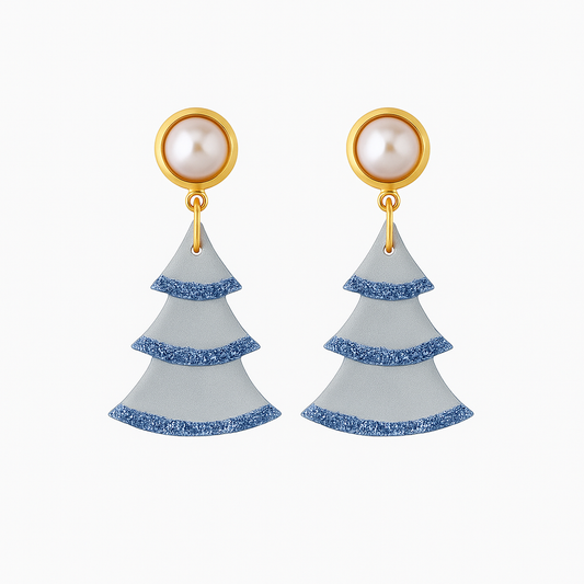 Tinsel Tree Earrings
