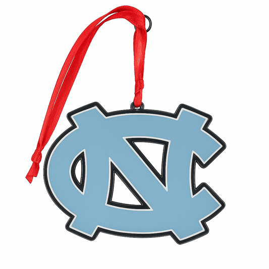UNC Primary Logo Metal Christmas Ornament