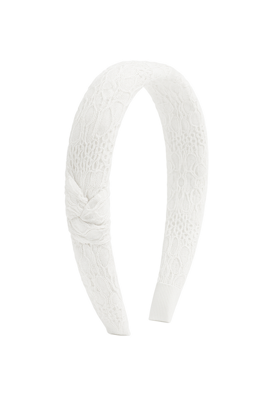 White Lace Headband