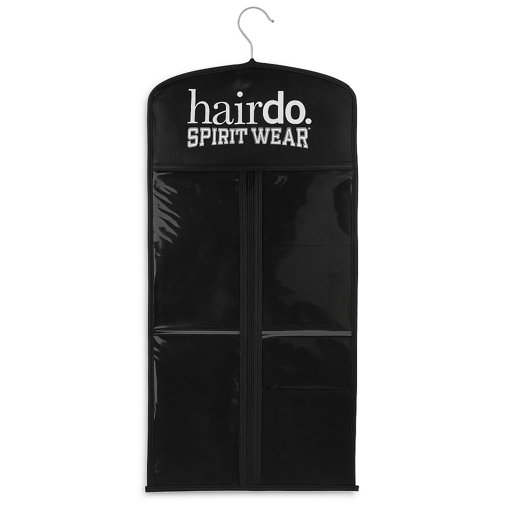 Wig Black Travel Bag with Hanger