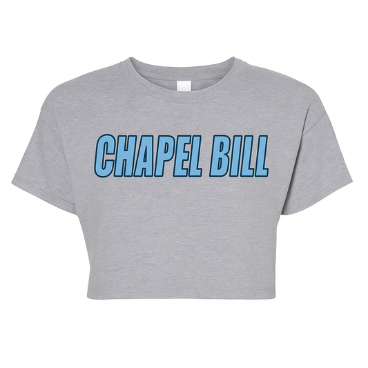 Chapel Bill Crop Top in Sport Grey