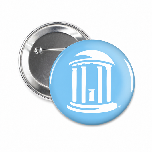 UNC Old Well Logo Button Pin 2.25"