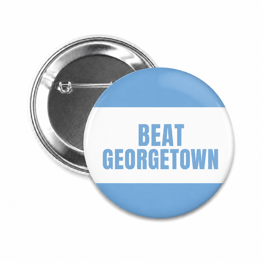 SHB Beat Georgetown Button Pin for Carolina Fans