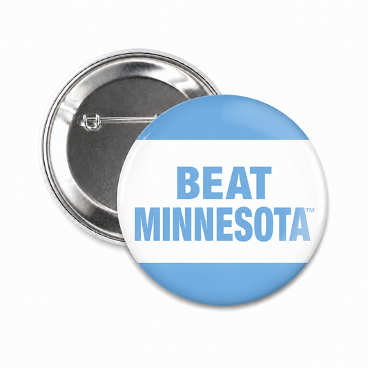 SHB Beat Minnesota Button Pin for Game Day