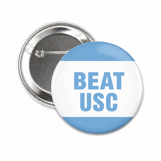 SHB Beat USC Button Pin for Carolina Fans