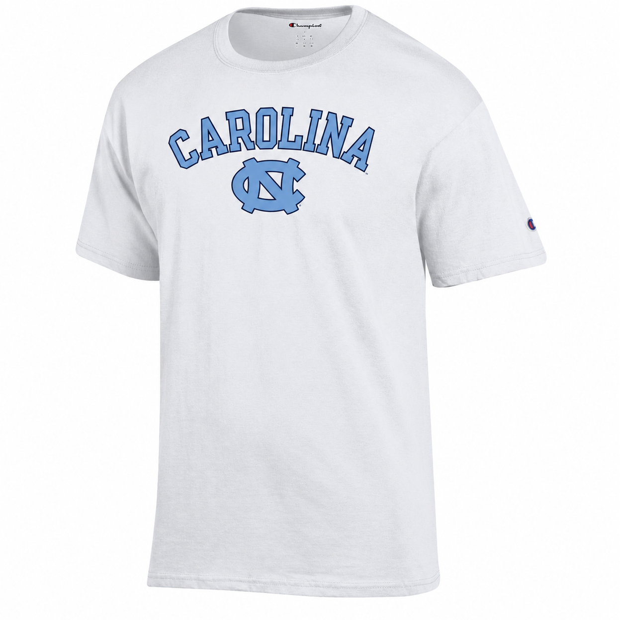 Tar Heels UNC Basic White Tee by Champion