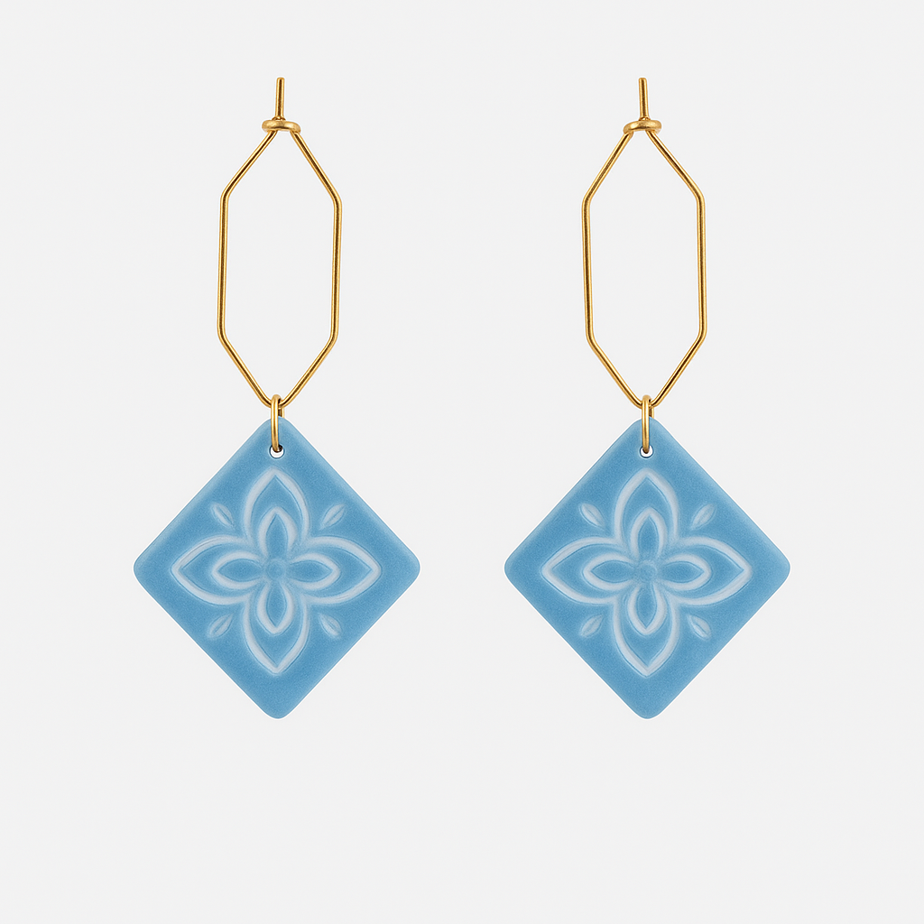 Madeline Tile Earrings by AnnaBanana