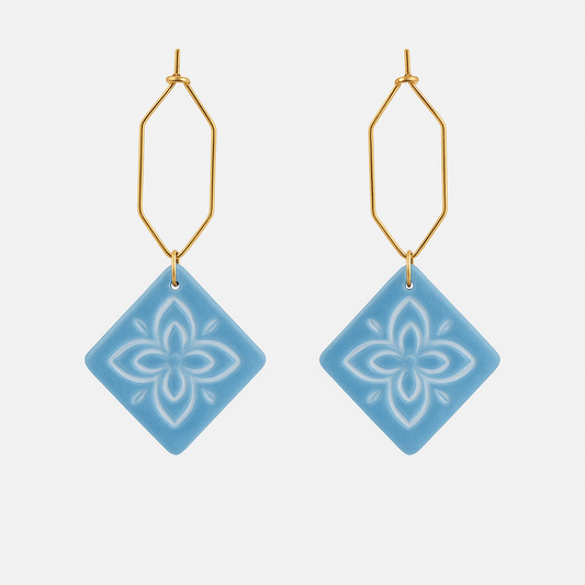 Madeline Tile Earrings by AnnaBanana
