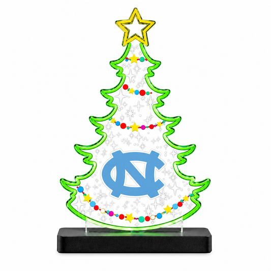 University of North Carolina College Holiday Tree Desklite