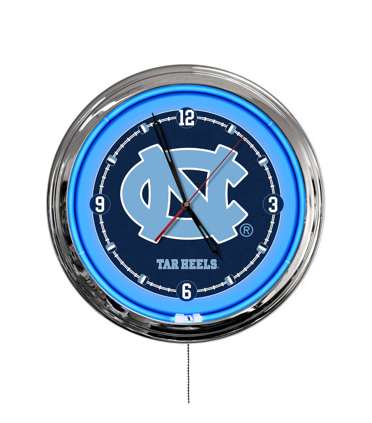 University of North Carolina 16" Multi Color LED Wall Clock