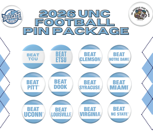 2026 Carolina Football Full Season Pin Package