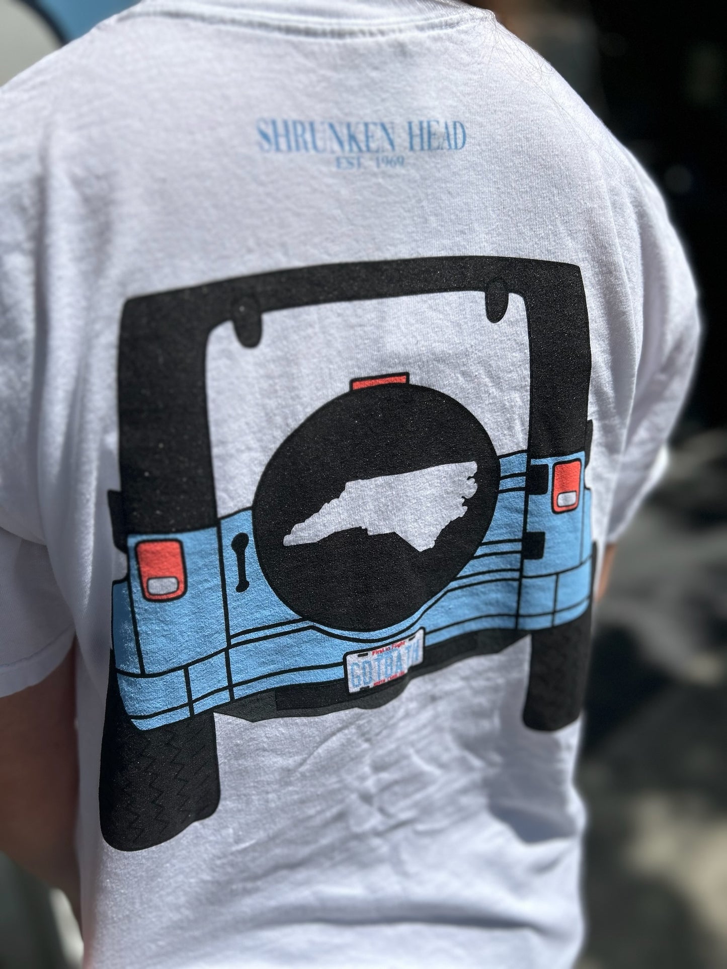 Jeep Comfort Colors T-Shirt Chapel Hill North Carolina