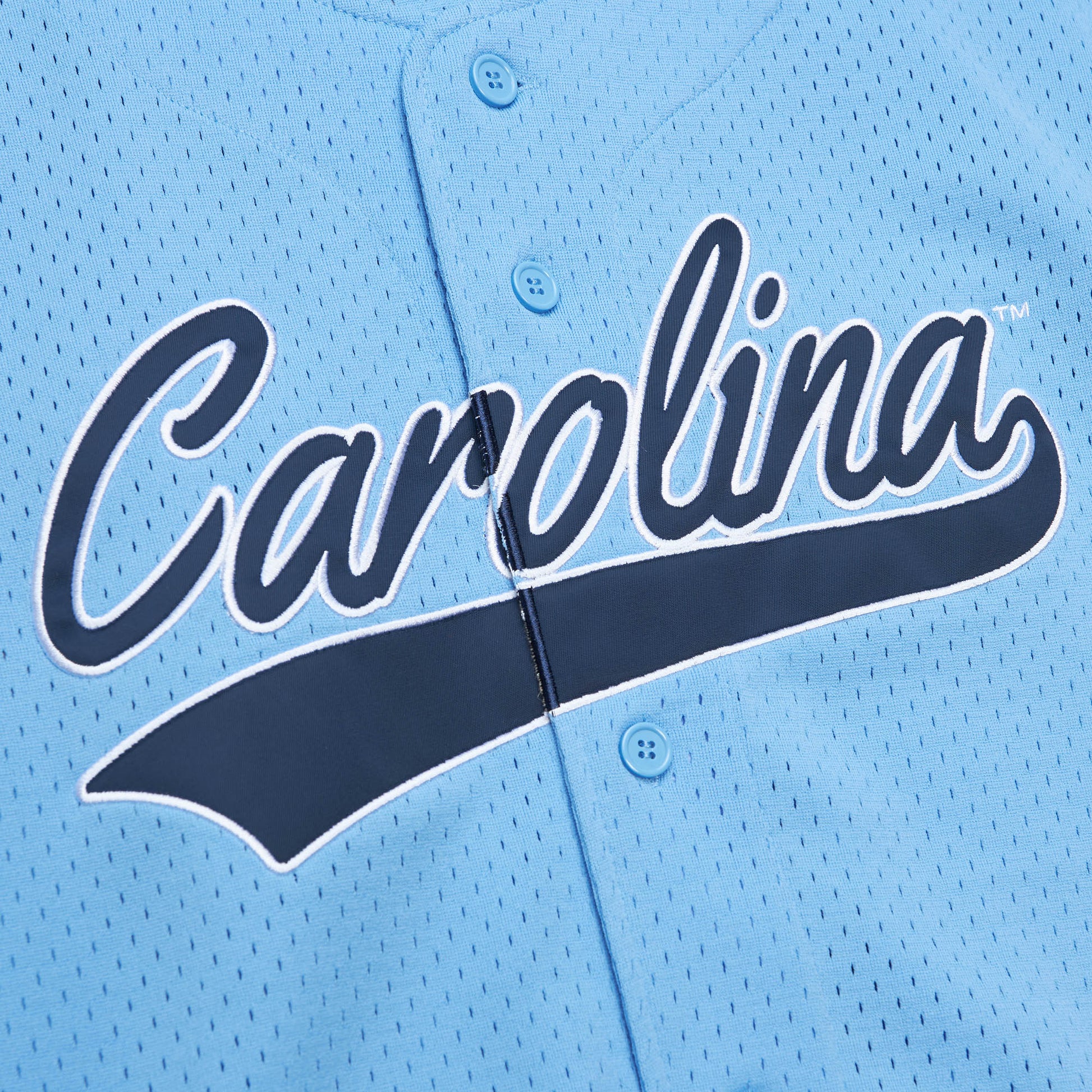 on The Clock Mesh Button Front University of North Carolina