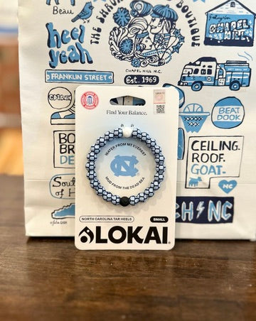 North Carolina Tar Heels Lokai Bracelet with UNC Logos