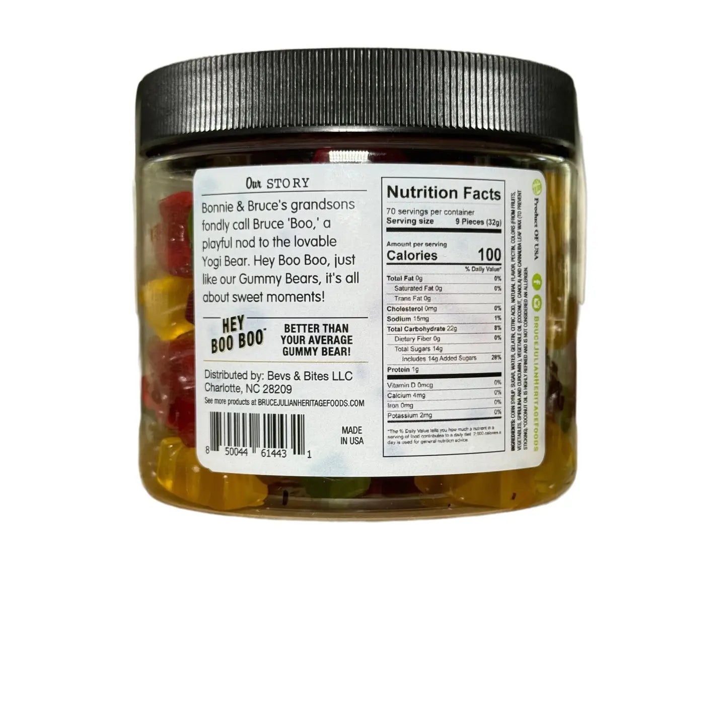 Hey Boo Boo Gummies 13 oz. Canister