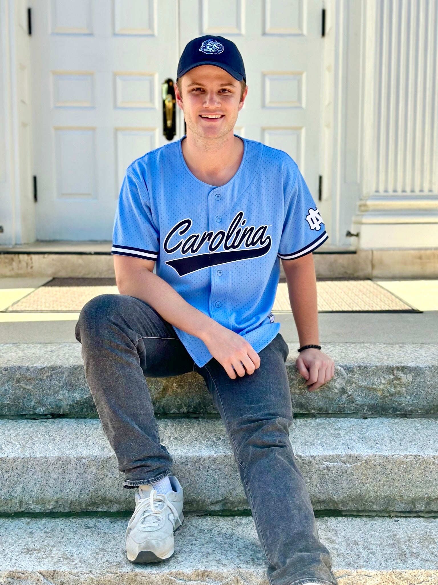 Carolina tar heels hot sale baseball jersey