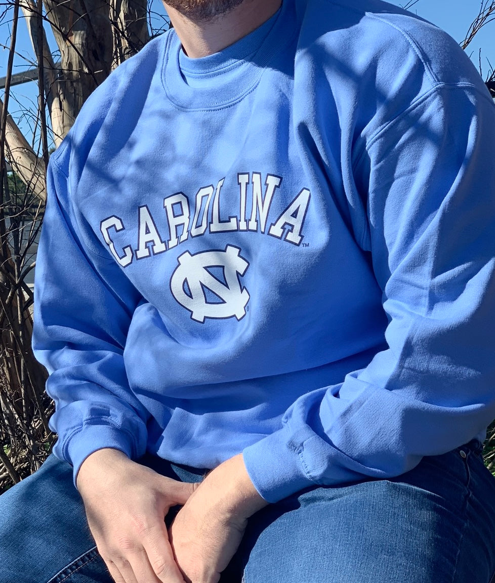 Carolina Blue UNC Crewneck Sweatshirt by Champion