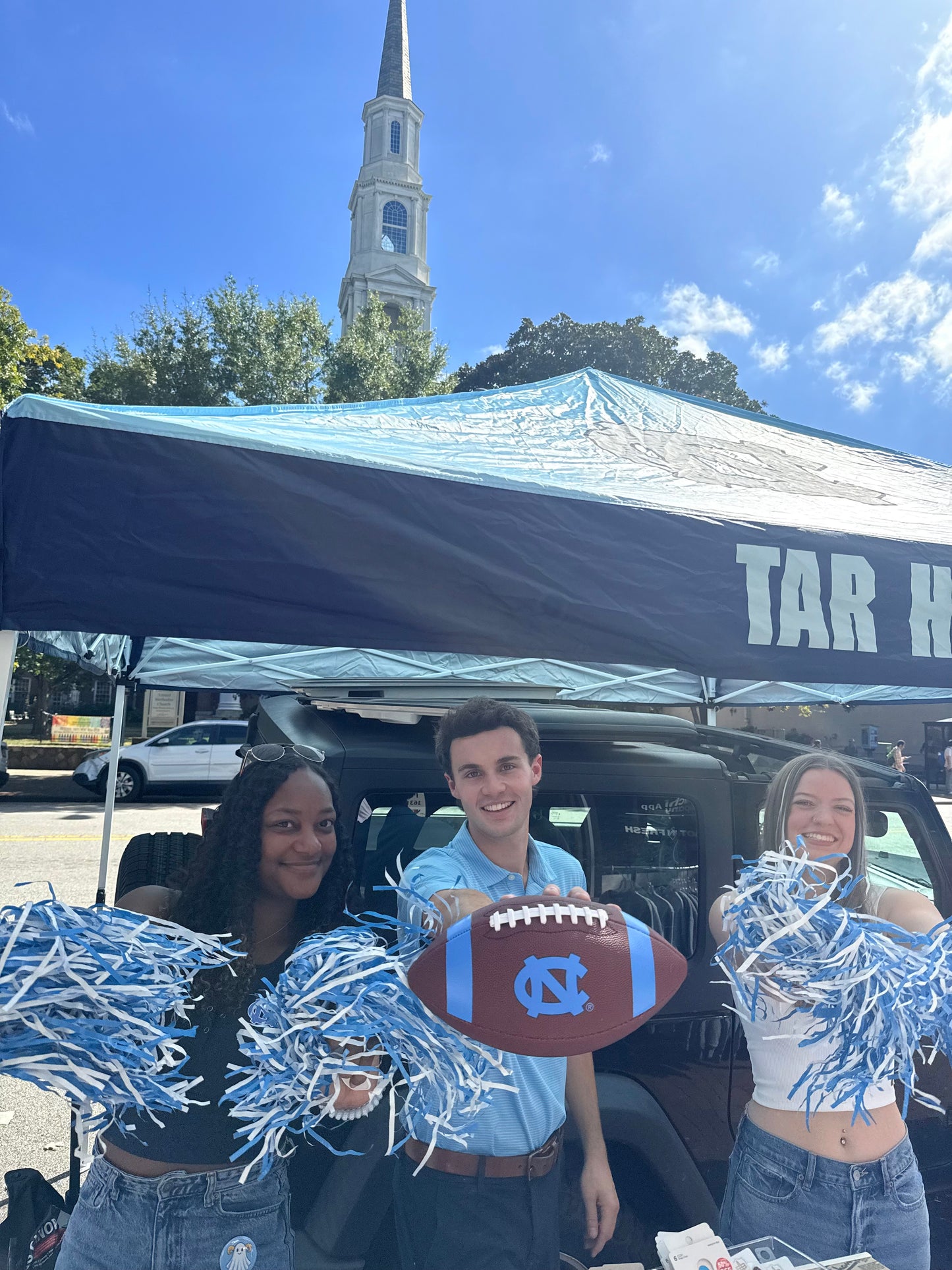 UNC Checkerboard Canopy Tailgating Tent