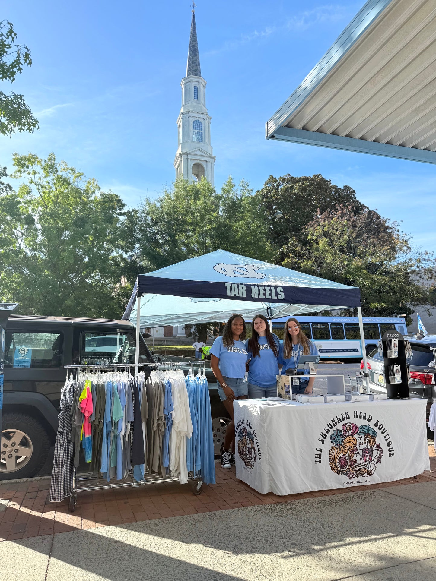 UNC Checkerboard Canopy Tailgating Tent