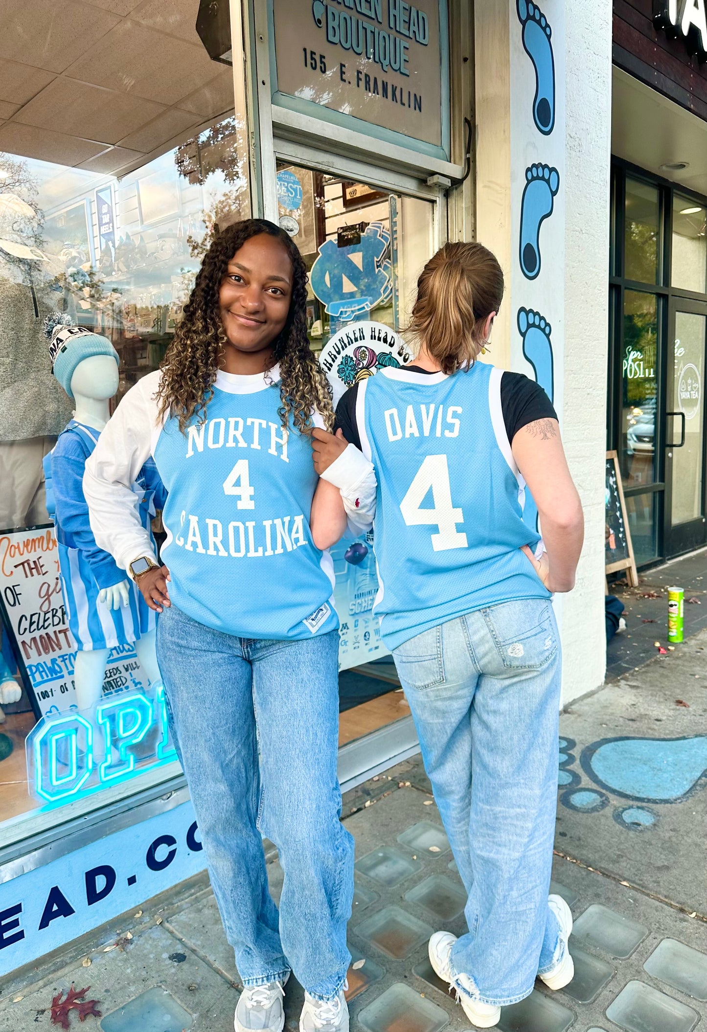 RJ Davis UNC Basketball Jersey Retro Heavyweight Style