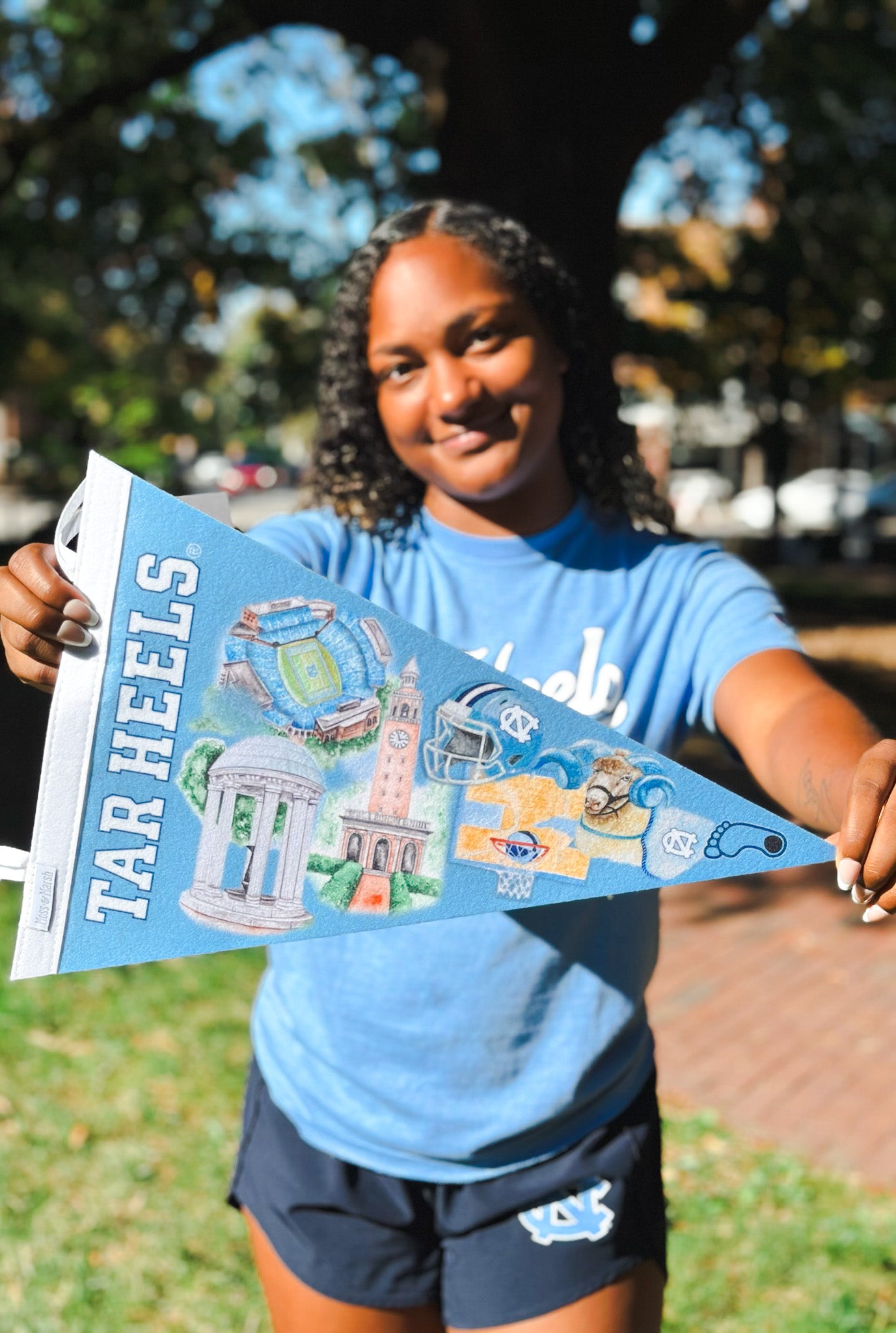 University of North Carolina Pennant Flag