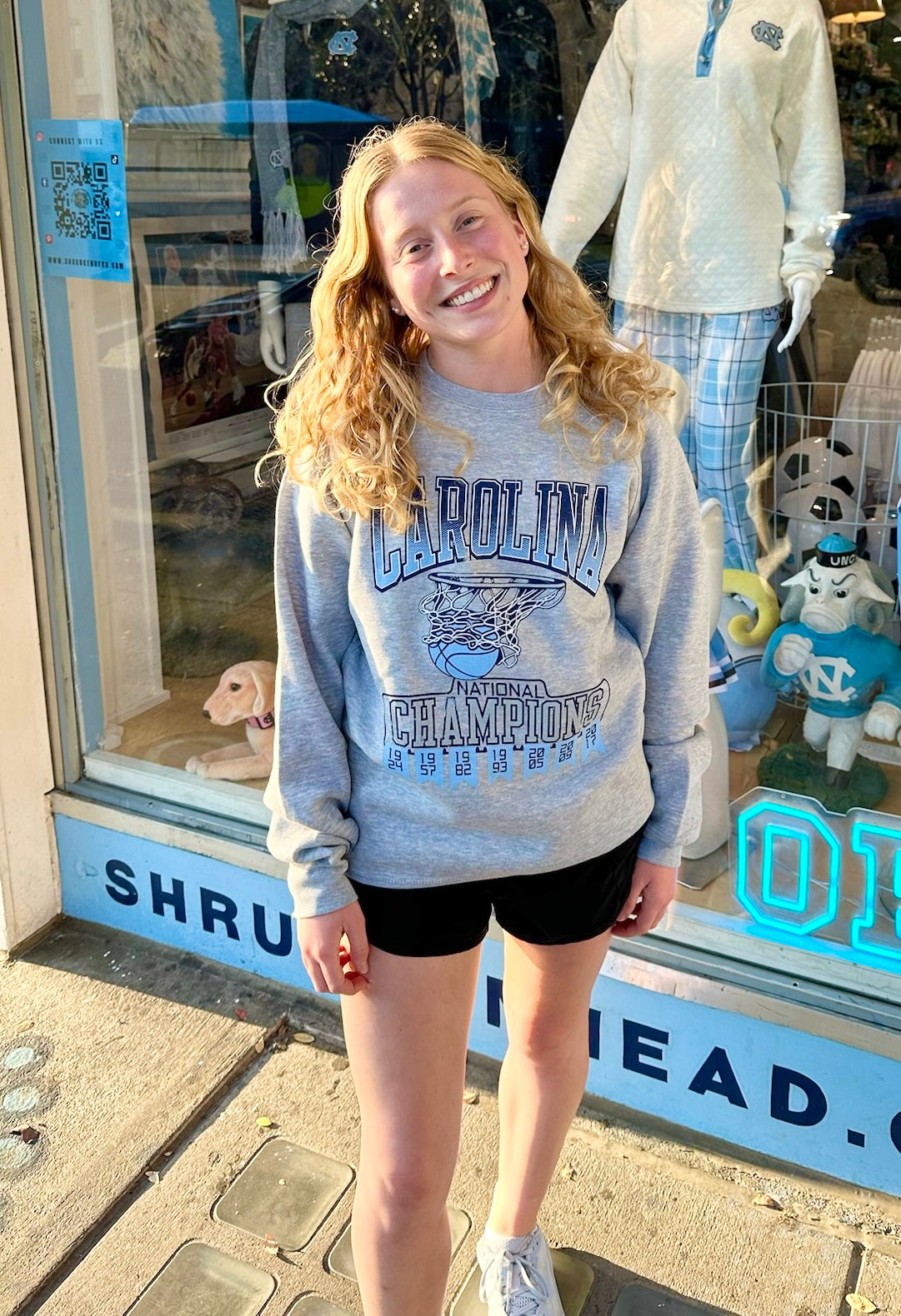 Carolina Basketball National Championship Vintage Crewneck