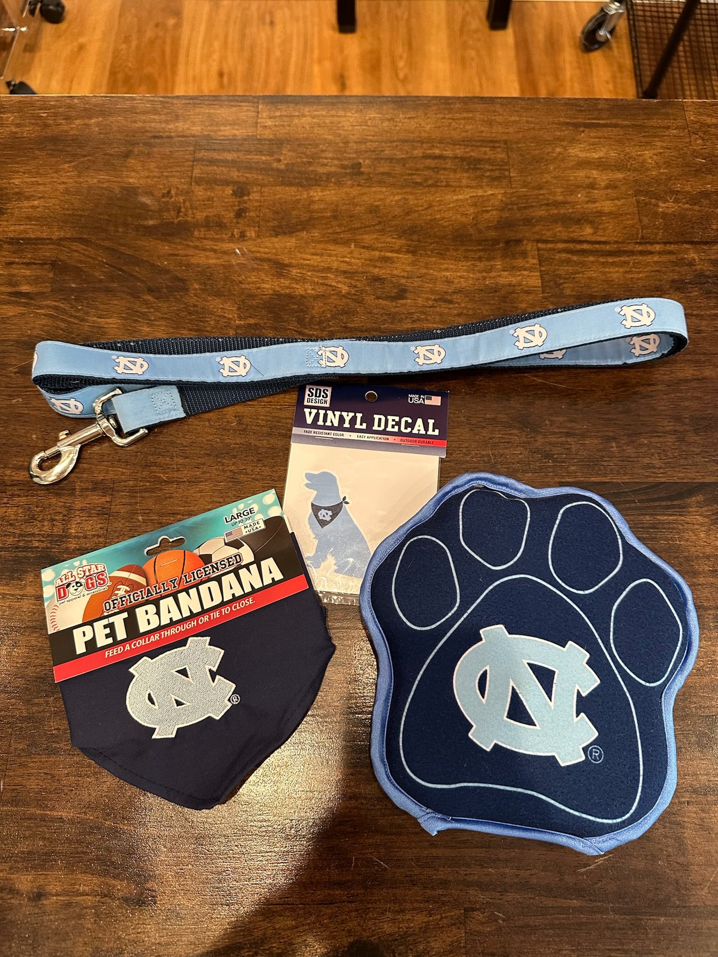 Carolina Tar Heels Dog Gear Value Set