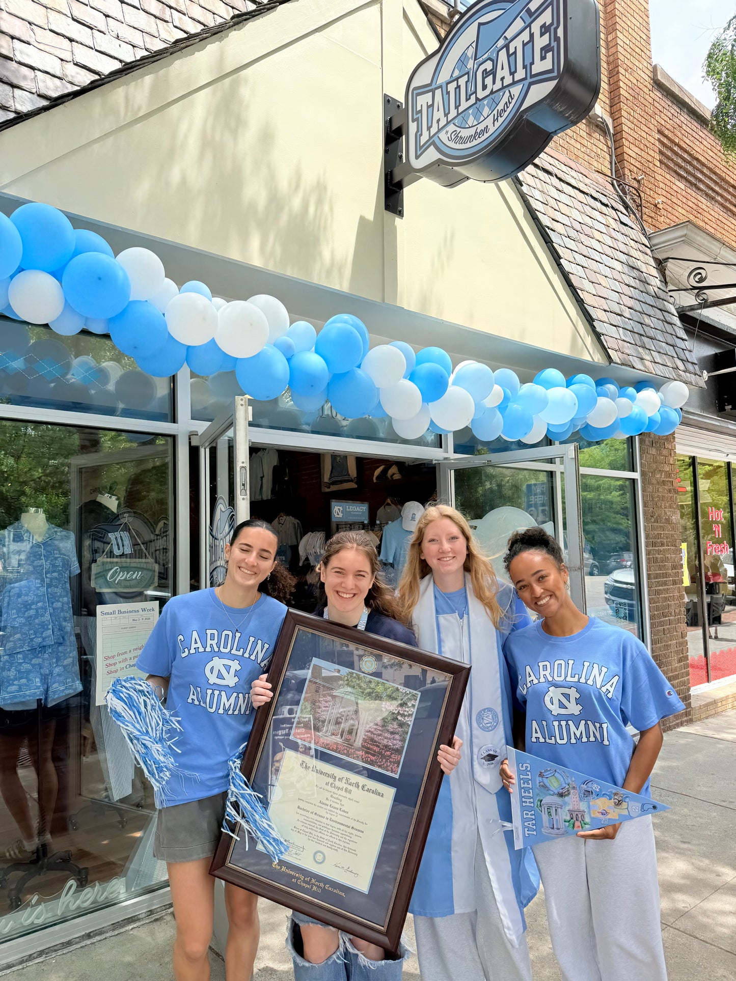UNC Alumni T-Shirt by Champion in Carolina Blue