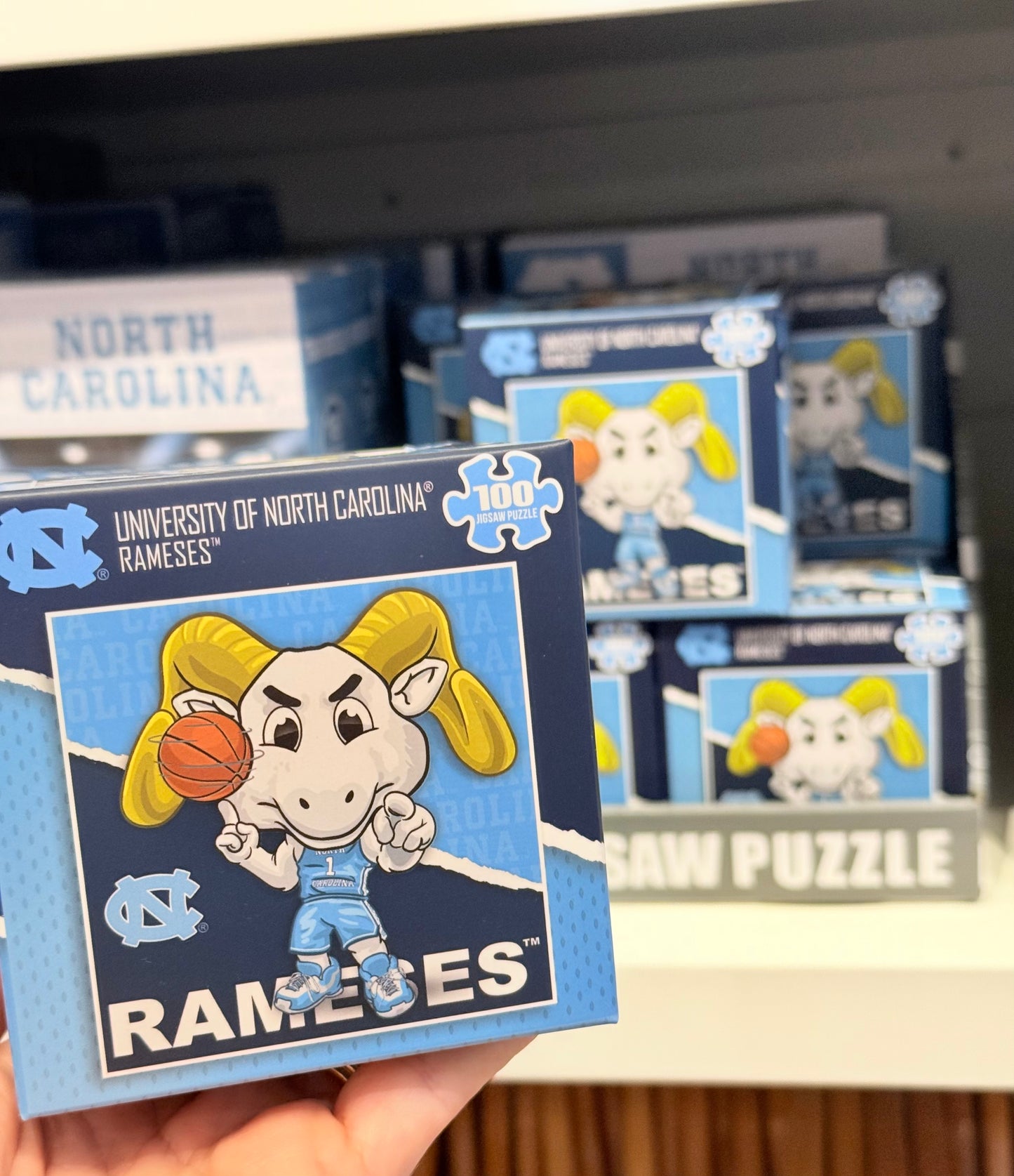 UNC Tar Heels - NCAA Mascot 100 Piece Jigsaw Puzzle