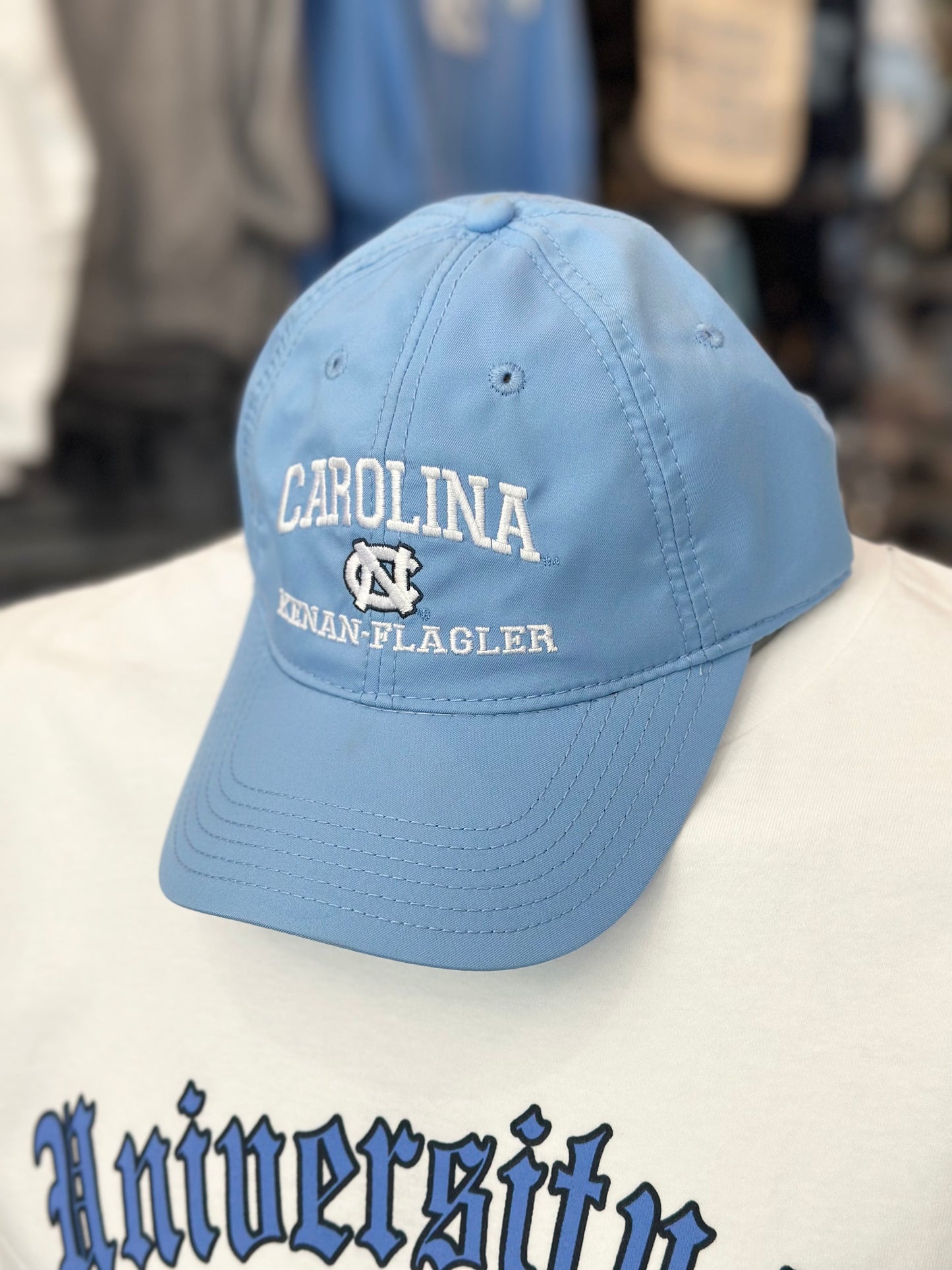 UNC Kenan-Flagler Hat in Carolina Blue Dry Fit Adjustable