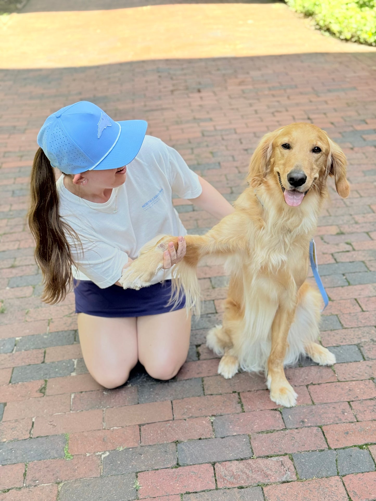 State of North Carolina Embroidered Rope Hat - Main View - Happy By Rachel