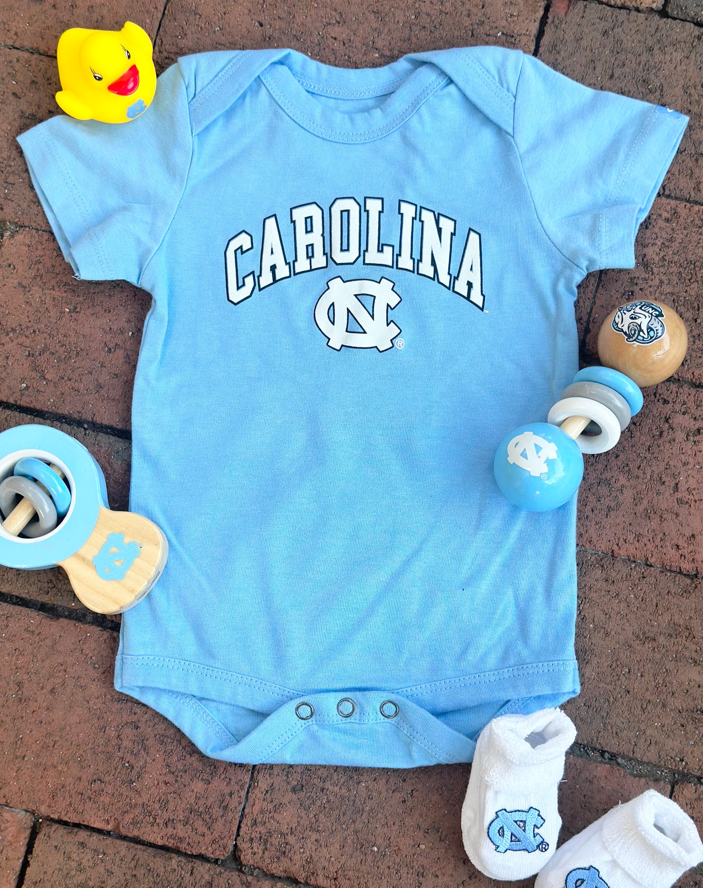 Carolina Tar Heels Basic Onesie for UNC Baby Fans