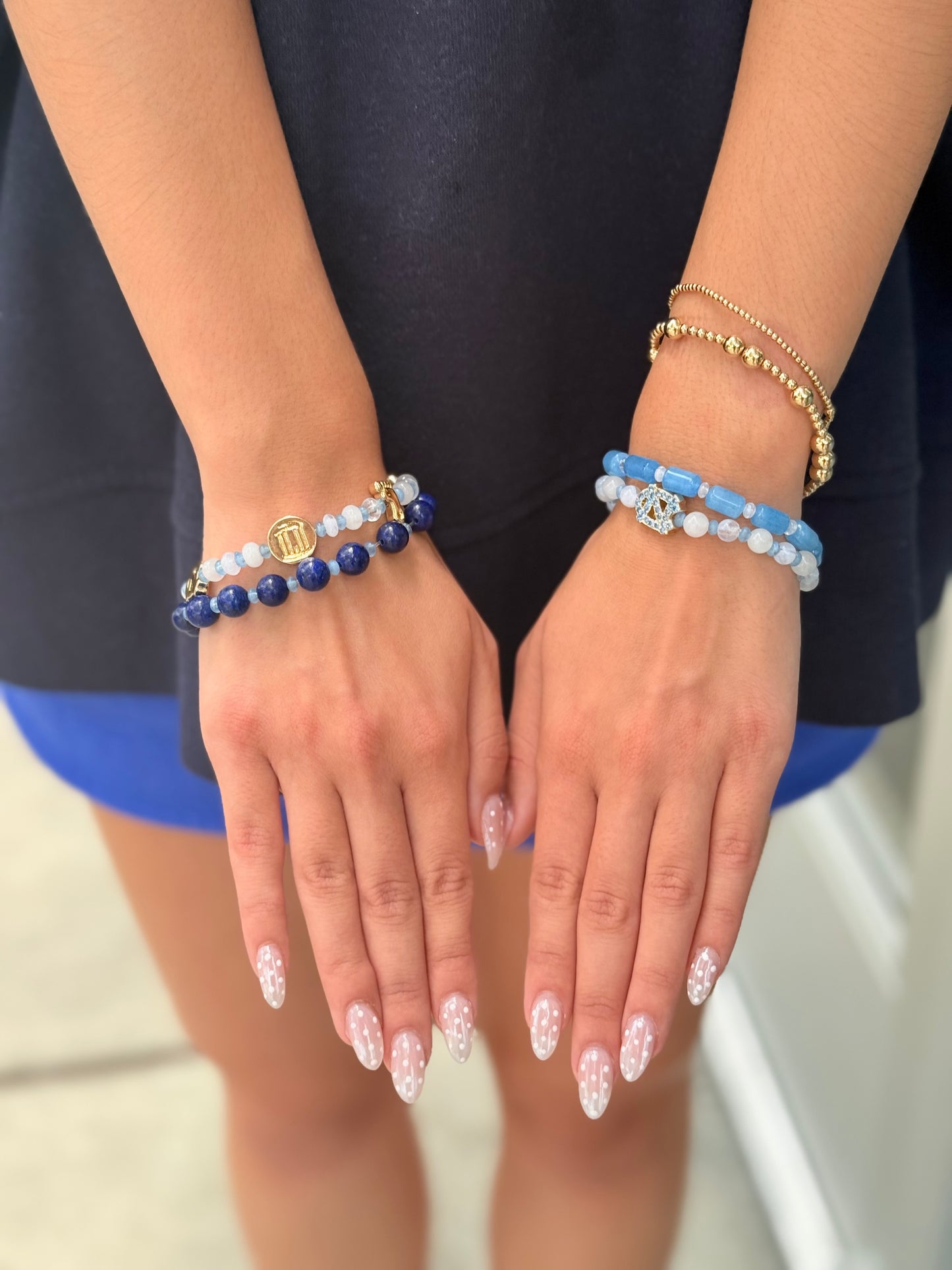 University of North Carolina Beaded Stretch Bracelet Set - Main View - Baublebar