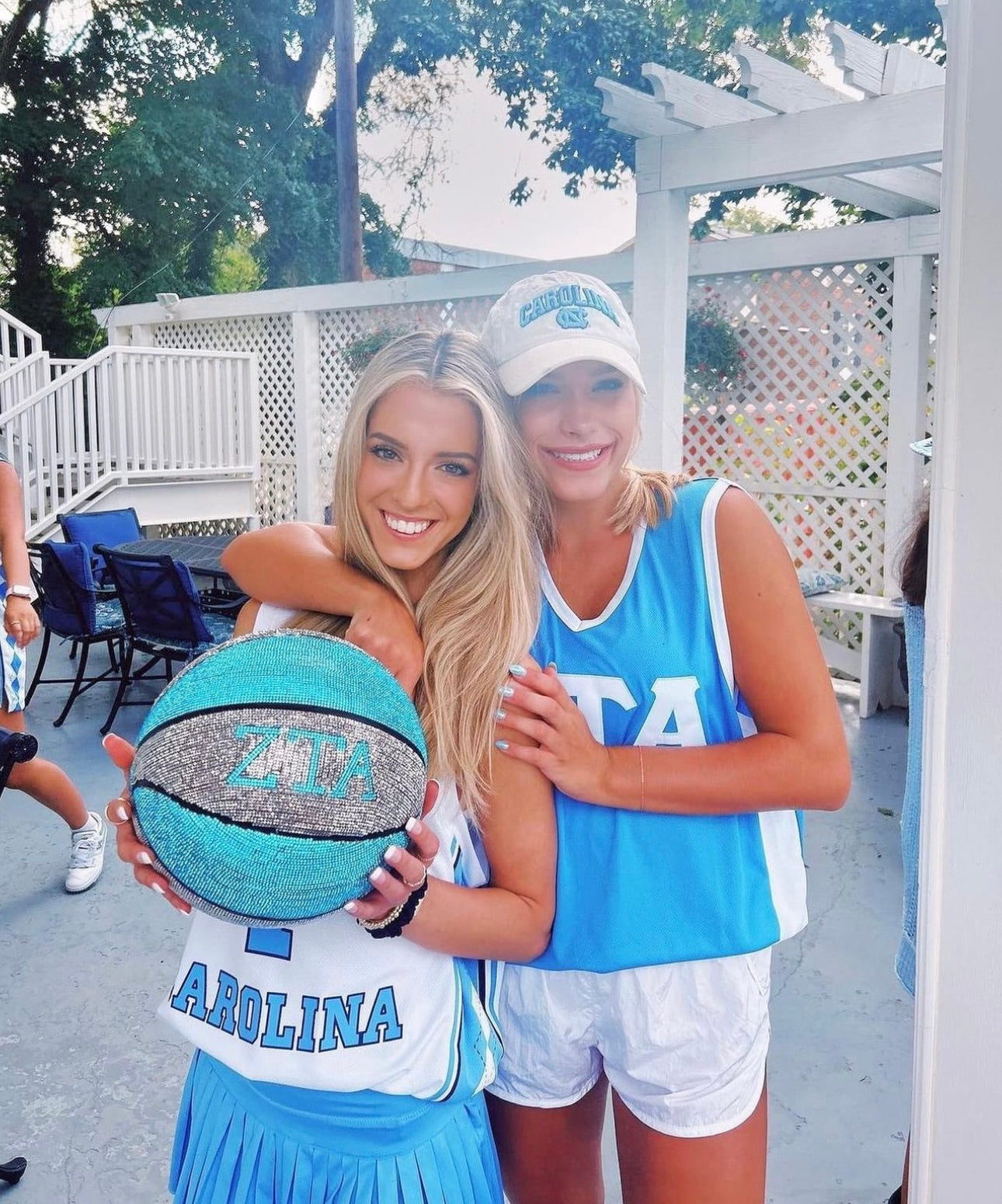 UNC Hat in White with Carolina Tar Heels Main Event Logo