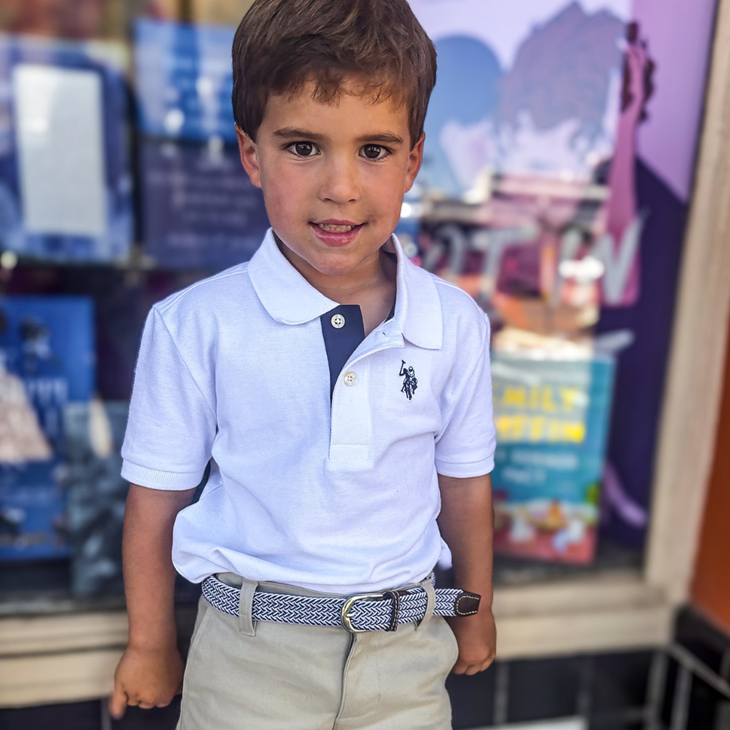 Lil' Riviera Kid's Woven Stretch Belt