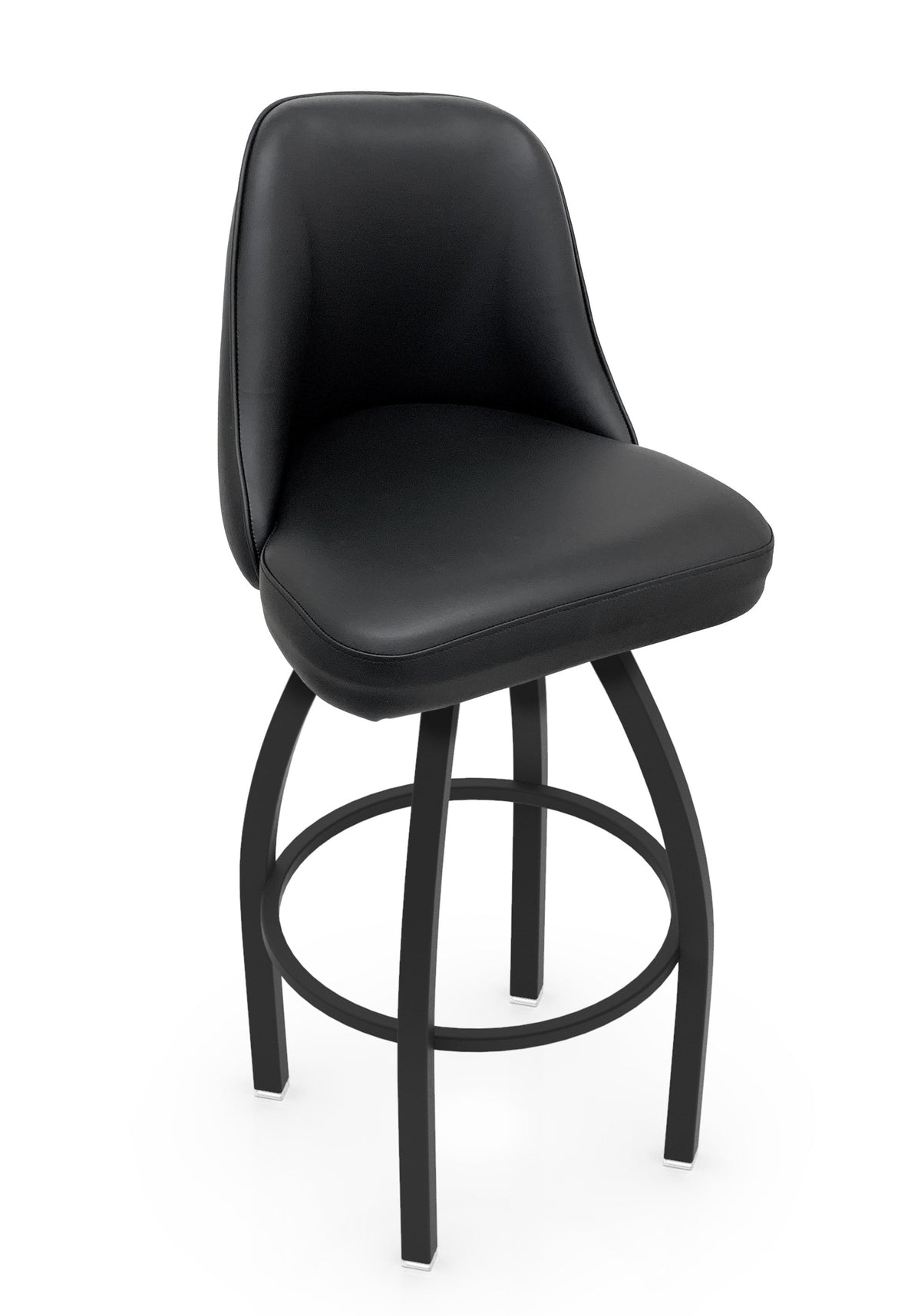 University of North Carolina L048 Swivel Bar Stool with Full Bucket Seat | NCAA University of North Carolina Full Bucket Bar Stool with Tar Heels Logo