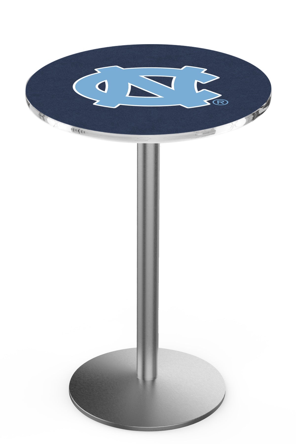 L214 Stainless North Carolina Tar Heels Pub Table