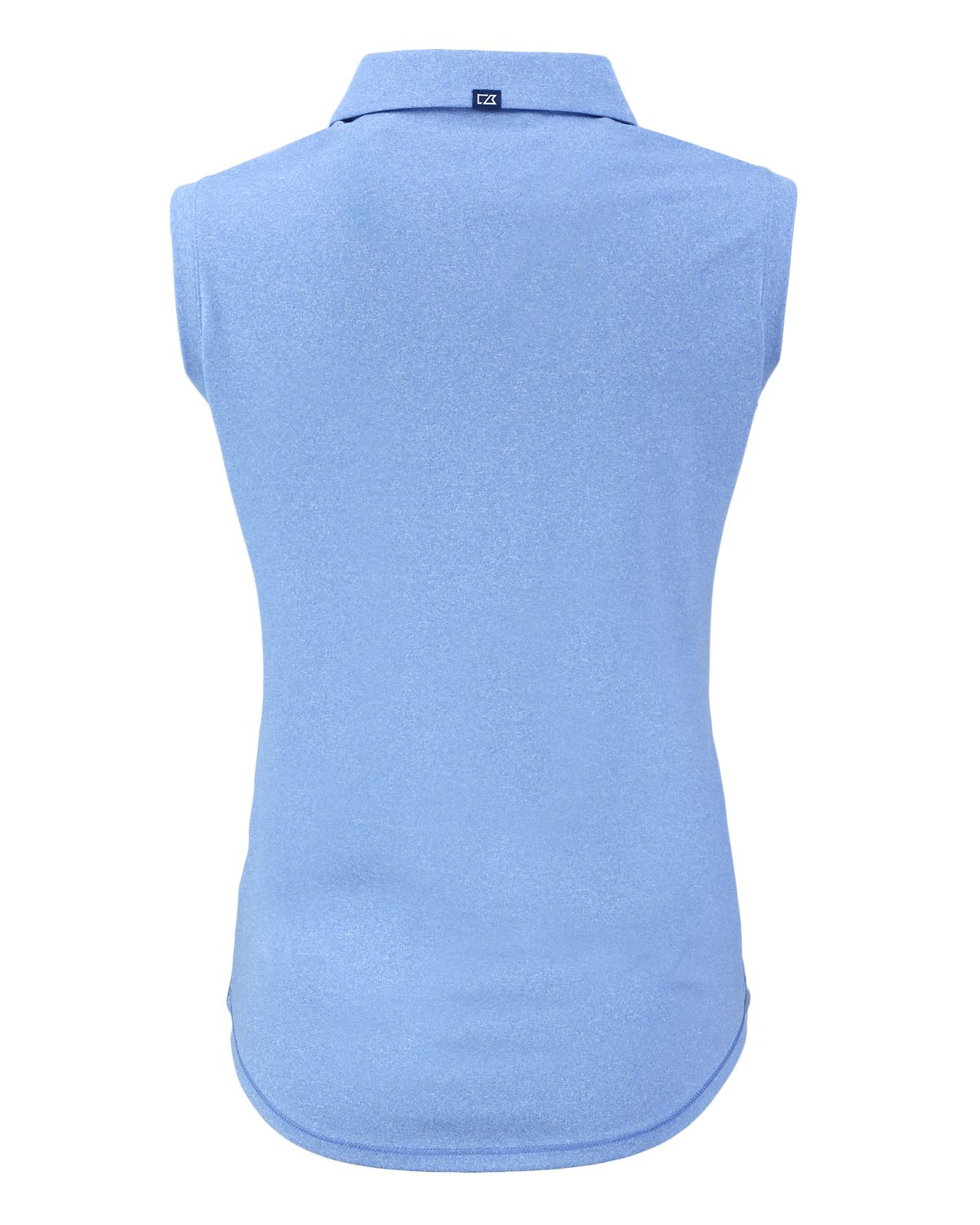 UNC Embroidered Logo Cutter & Buck Forge Eco Stretch Recycled Womens Sleeveless Polo