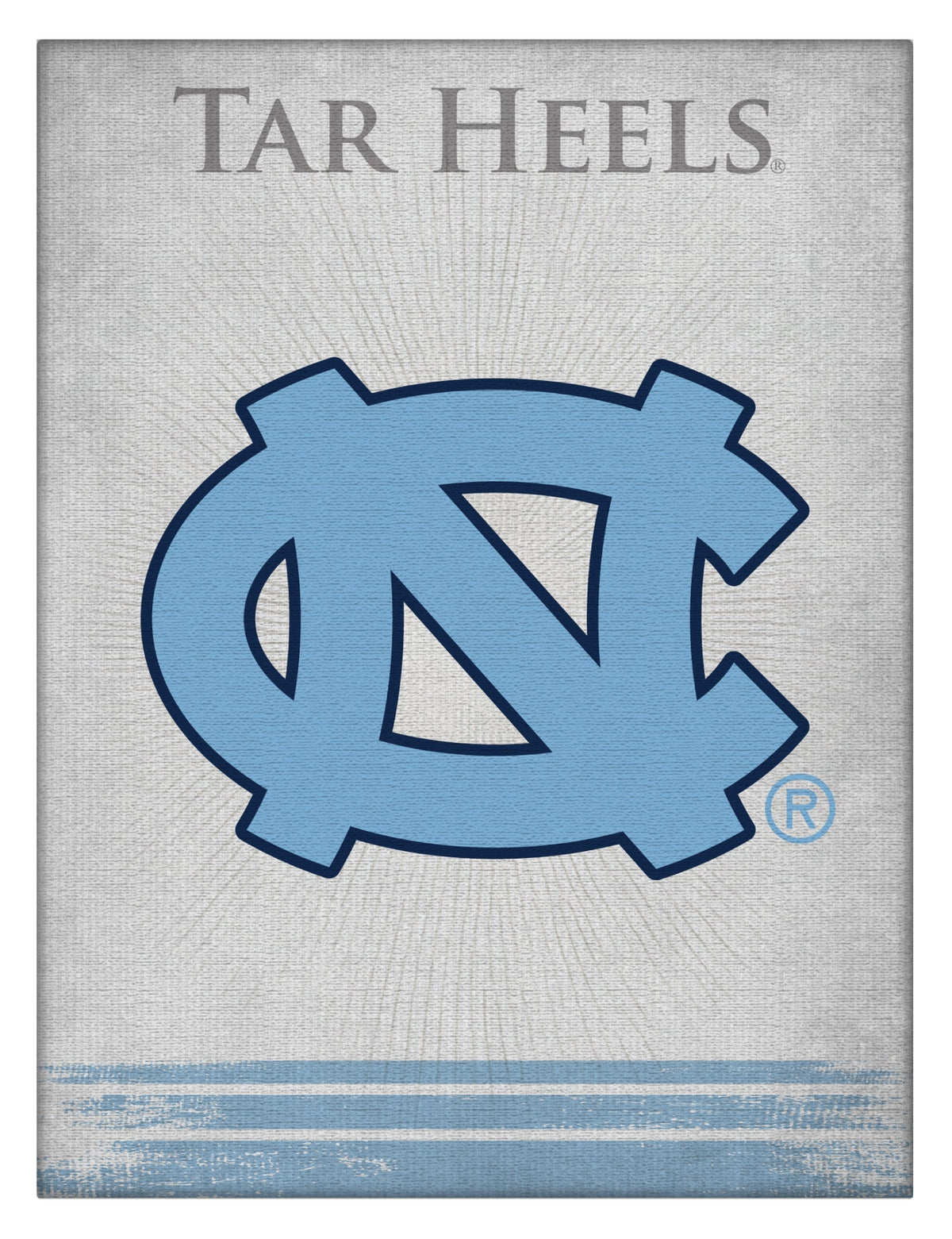 North Carolina Tarheels Logo Wall Decor Canvas