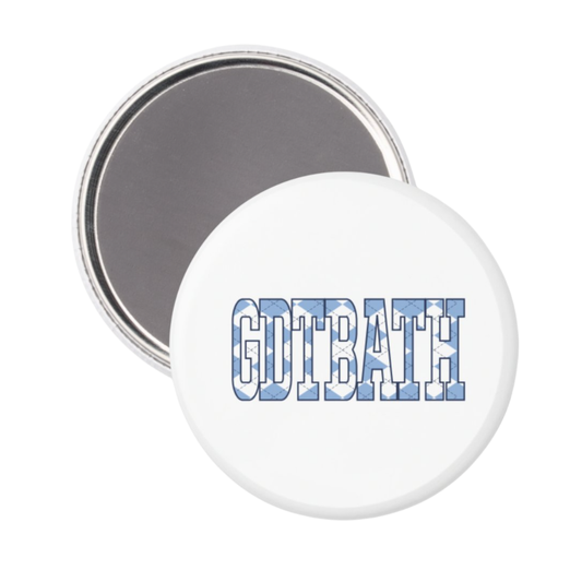 GDTBATH Argyle Button Magnet