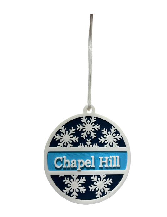 Chapel Hill 3D Printed Ornament