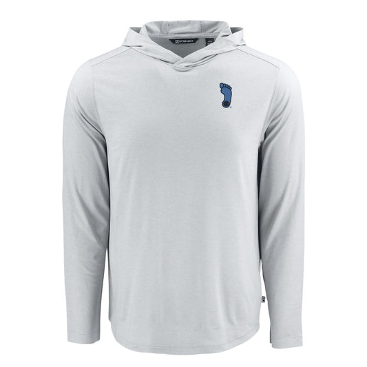 Tar Heels Grey Men's Athletic Hooded Long Sleeve Shirt