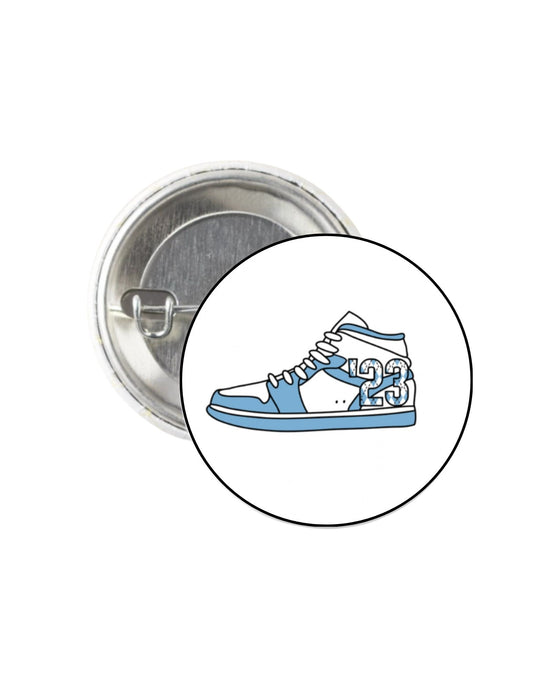 23 Sneaker Button Pin 1.25"
