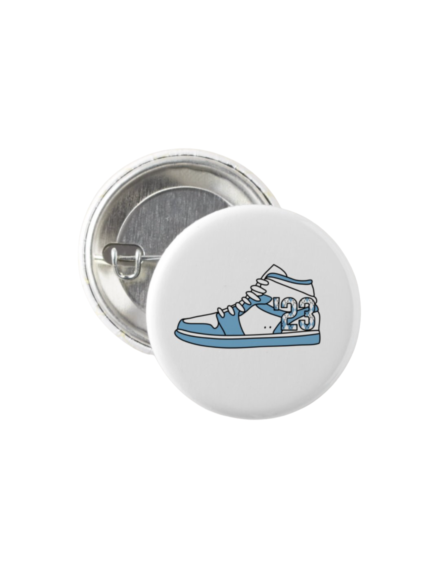 23 Sneaker Button Pin 1.25"