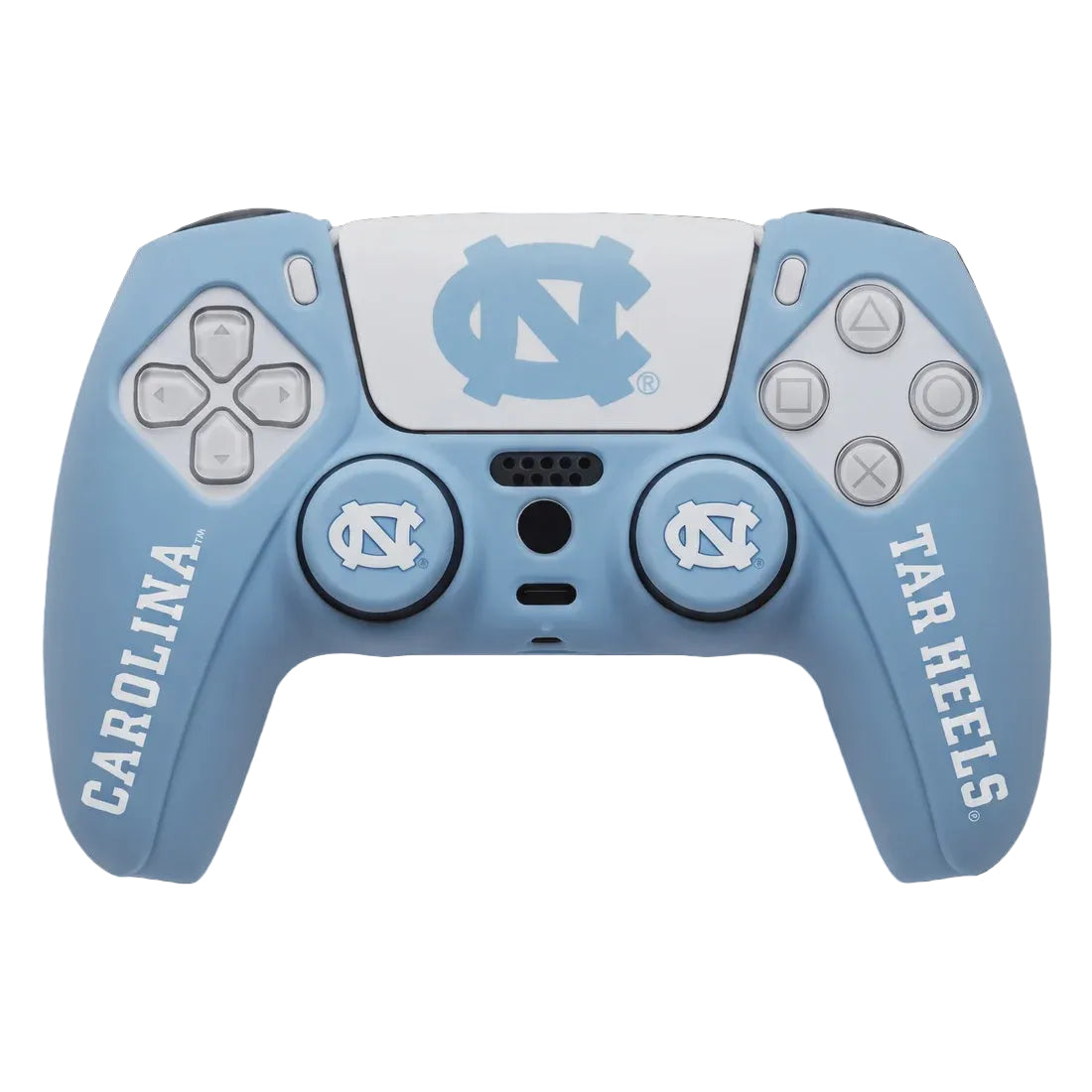 North Carolina Tar Heels PS5 Controller Cover in Blue Silicone