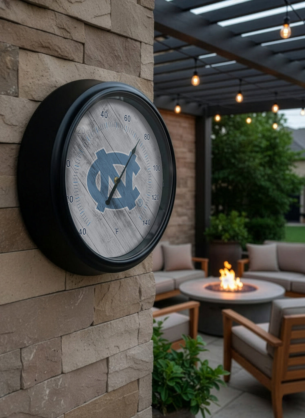 University of North Carolina LED Thermometer | LED Outdoor Thermometer