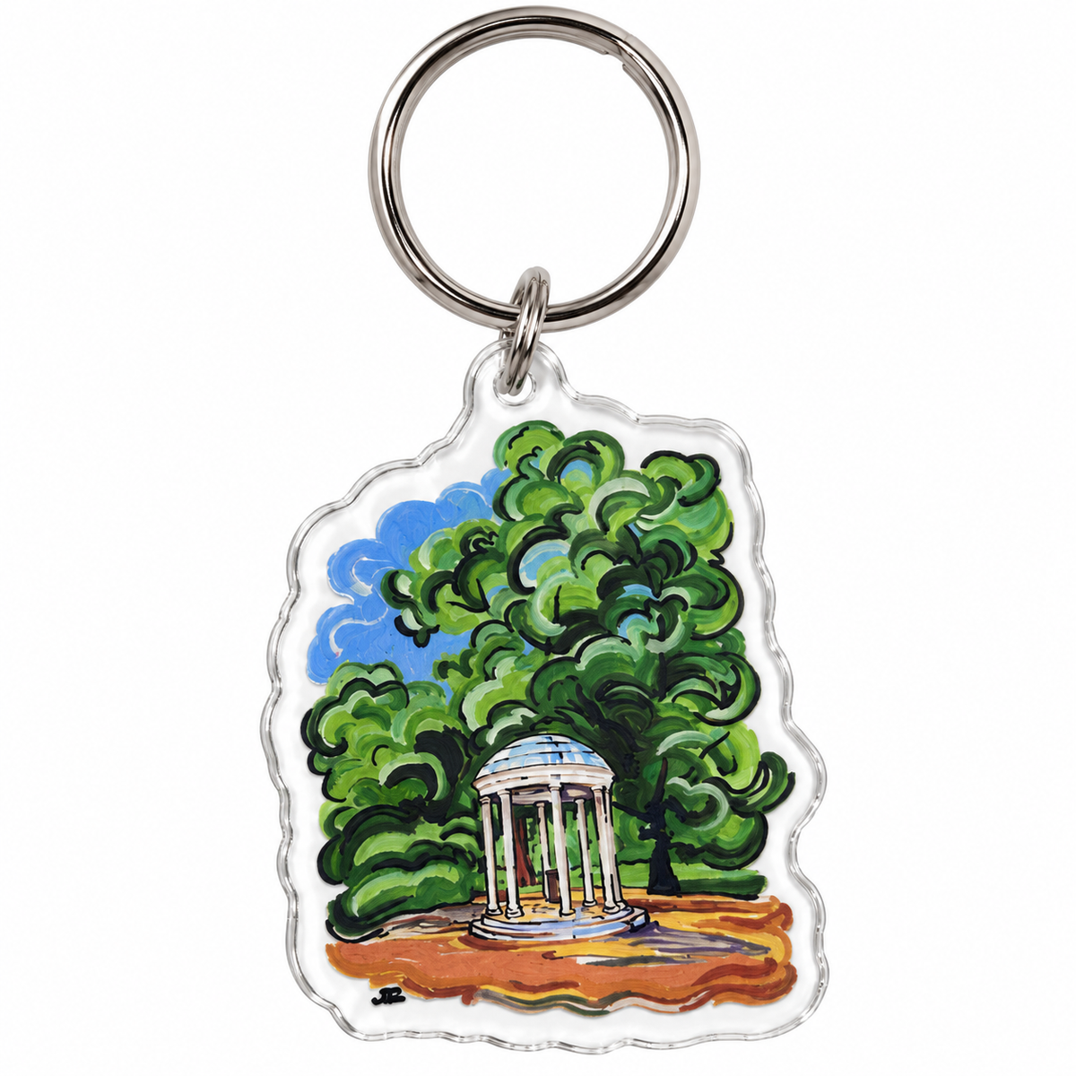 Old Well Acrylic Keychain