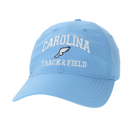 UNC Track and Field Hat in Carolina Blue Dry Fit Adjustable