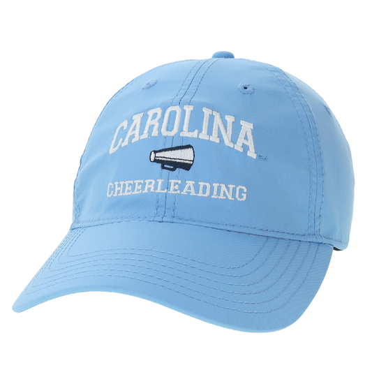 UNC Cheerleading Hat in Carolina Blue Dry Fit Adjustable