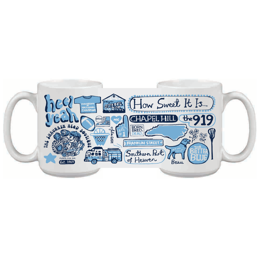 Chapel Hill North Carolina Mug by Julia Gash